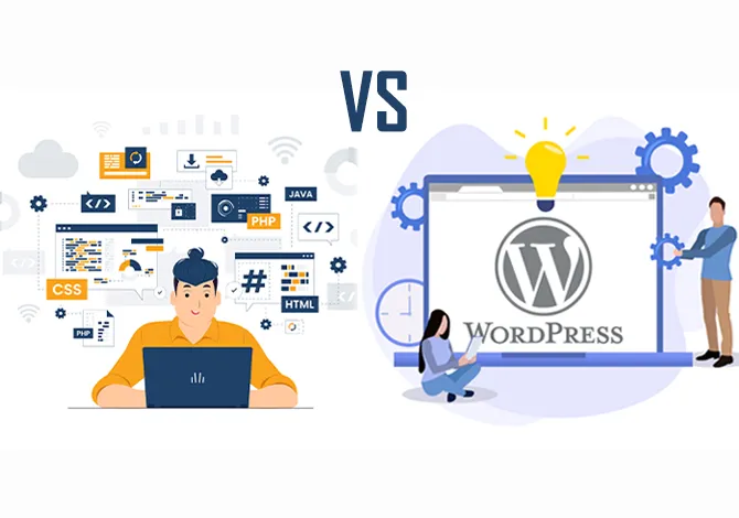 Custom izrada sajta vs WordPress - poređenje